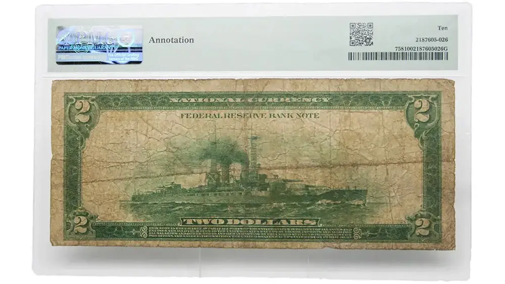 1918 $2 FRN Cleveland Fr#758a PMG Very Good 10 - Image 2