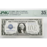 1928-A $1 Silver Certificate Fr#1601 PMG Very Fine 35