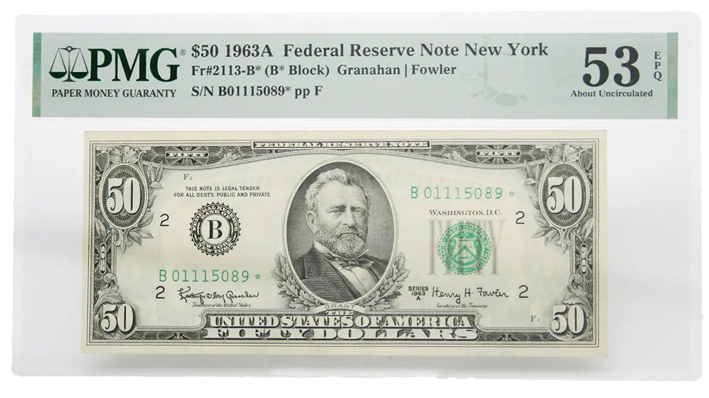 1963A $50 FRN New York