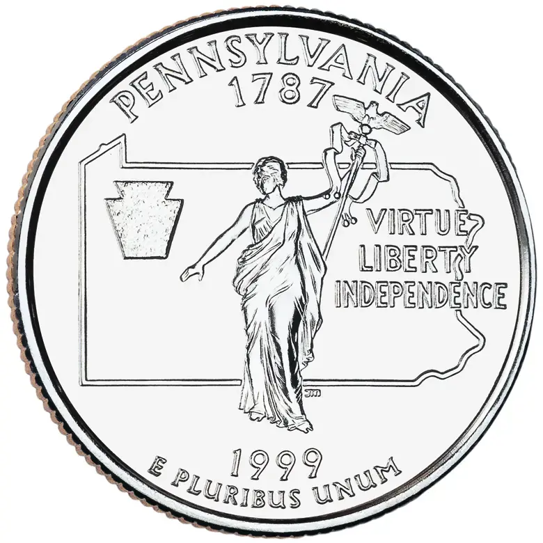 1999-P Pennsylvania State Quarter