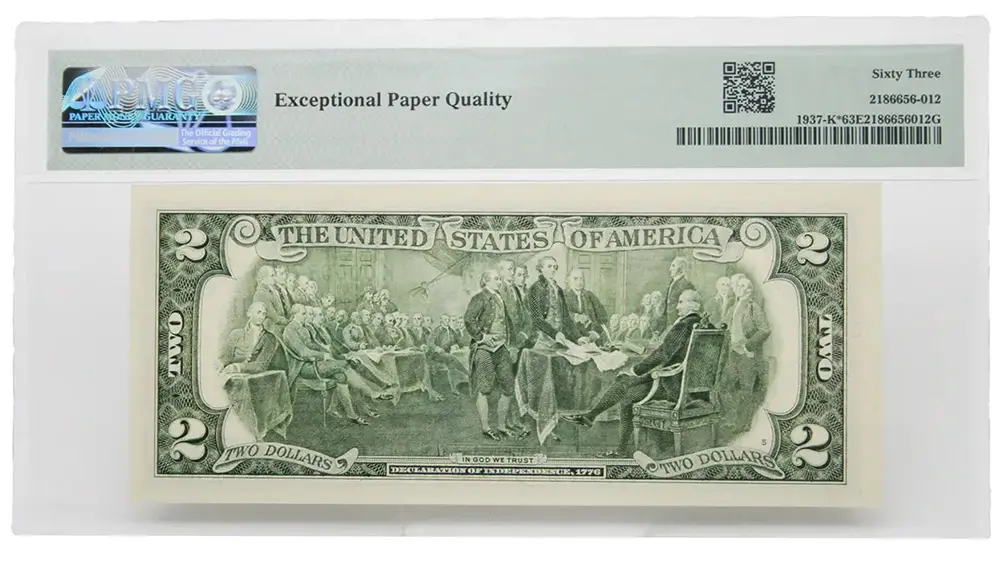 2003 $2 FRN Star Dallas, TX FR#1937-K* PMG UNC 63 EPQ - Image 2