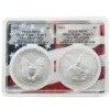 2021 $1 American Silver Eagle PCGS MS70 Type 1 & 2