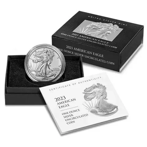 2023-W $1 American Silver Eagle Burnished Coin BU