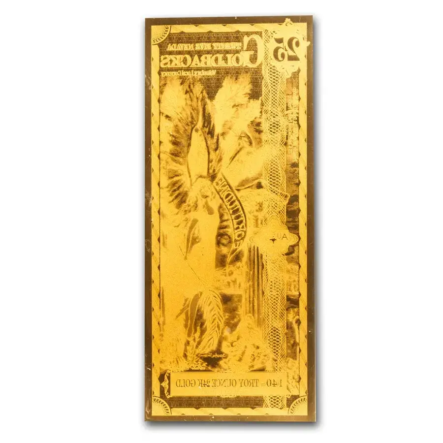 50 Nevada Goldback - Aurum Gold Foil Note (24k)