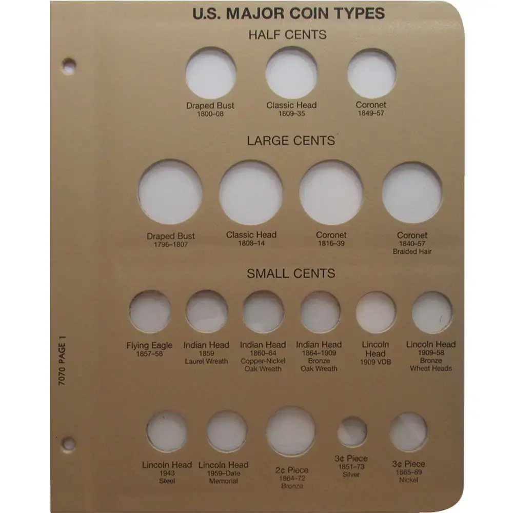 Dansco US Type (Major coins from 1800) - Image 2