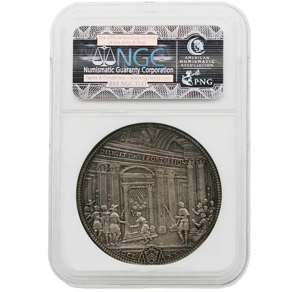 1675 Italy Scudo Papal States Dav-4078 NGC XF Details - Image 2