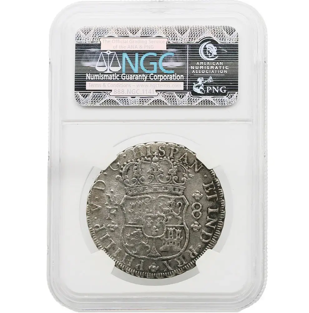 1736-Mo Mexico 8 Reales NGC Genuine Shipwreck Cob - Image 2