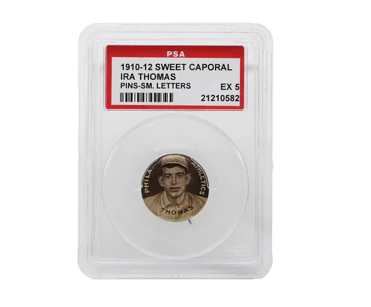 1910-1912 Sweet Caporal SM. Letter Ira Thomas
