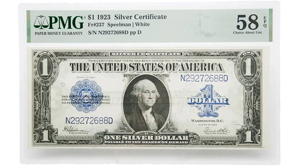 1923 $1 Silver Certificate Fr#237