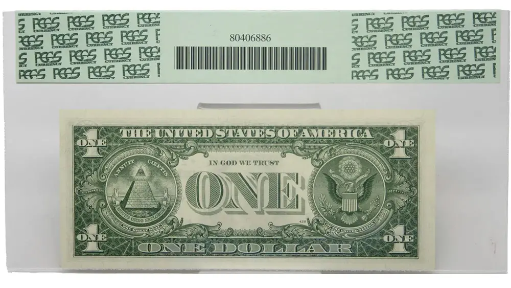 1957-B $1 Silver Certificate PCGS 65 Gem New PPQ - Image 2