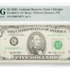 1993 $5 Federal Reserve Chicago Star Note Fr#1983-G* Fancy Serial