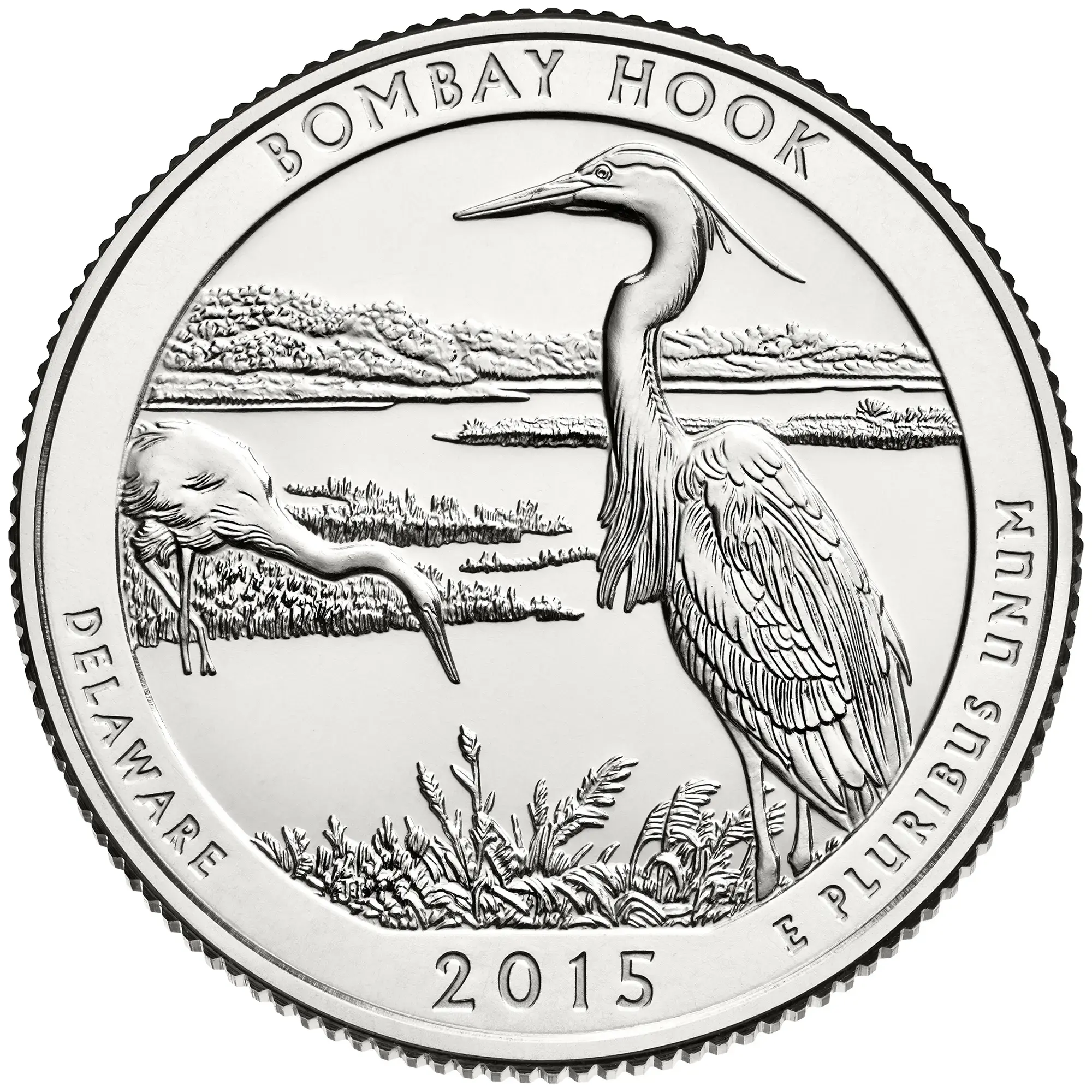 2015-P Bombay Hook National Wildlife Refuge Quarter