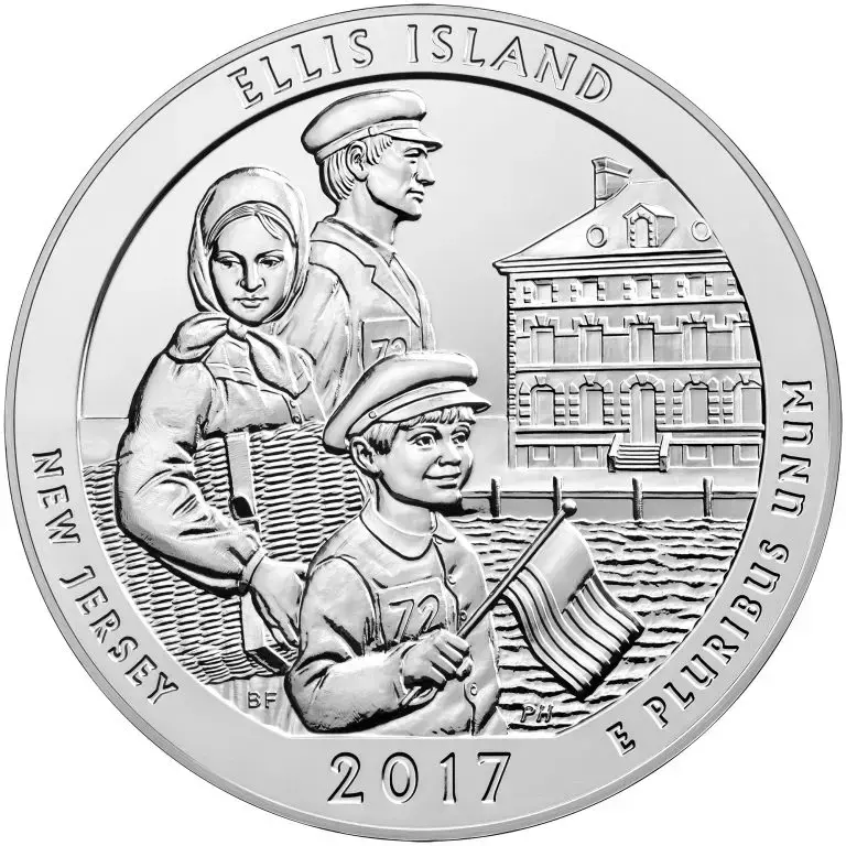 2017-P Ellis Island National Quarter