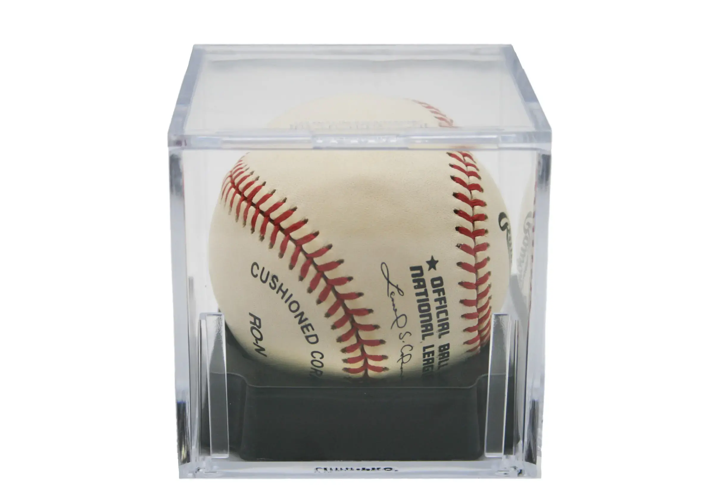 Vin Scully Legendary Dodger Commentator Signed Baseball PSA Authenticated - Image 2