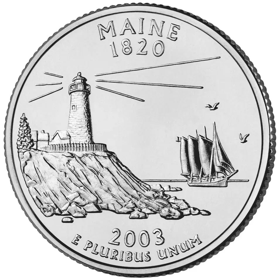 2003-P Maine State Quarter