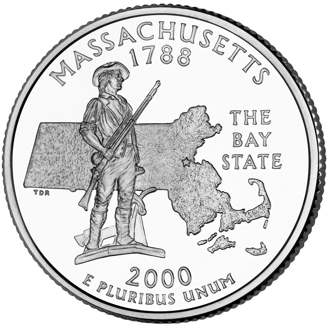 2000-S Massachusetts State Quarter Gem Proof (Silver)