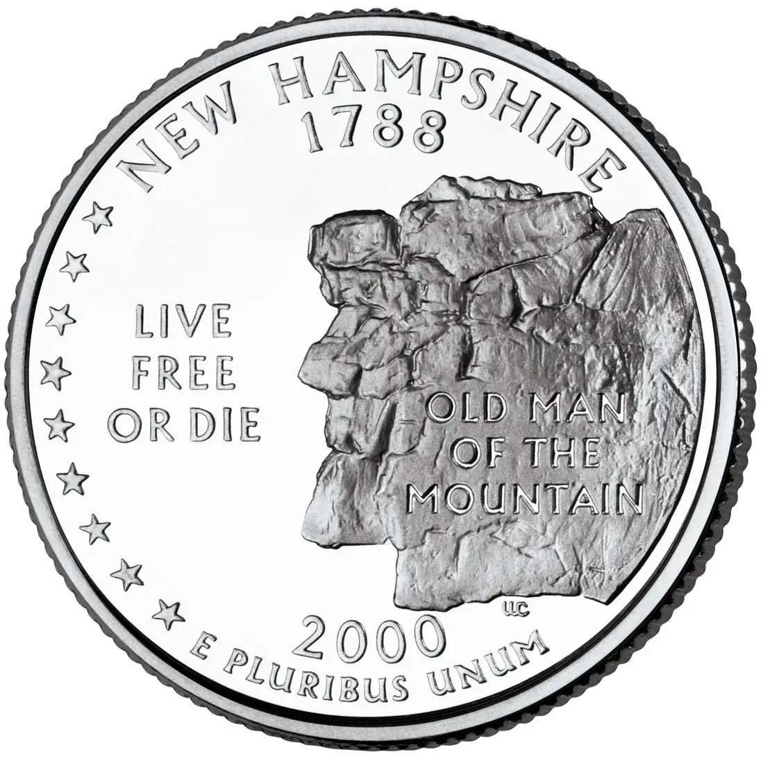 2000-S New Hampshire State Quarter Gem Proof