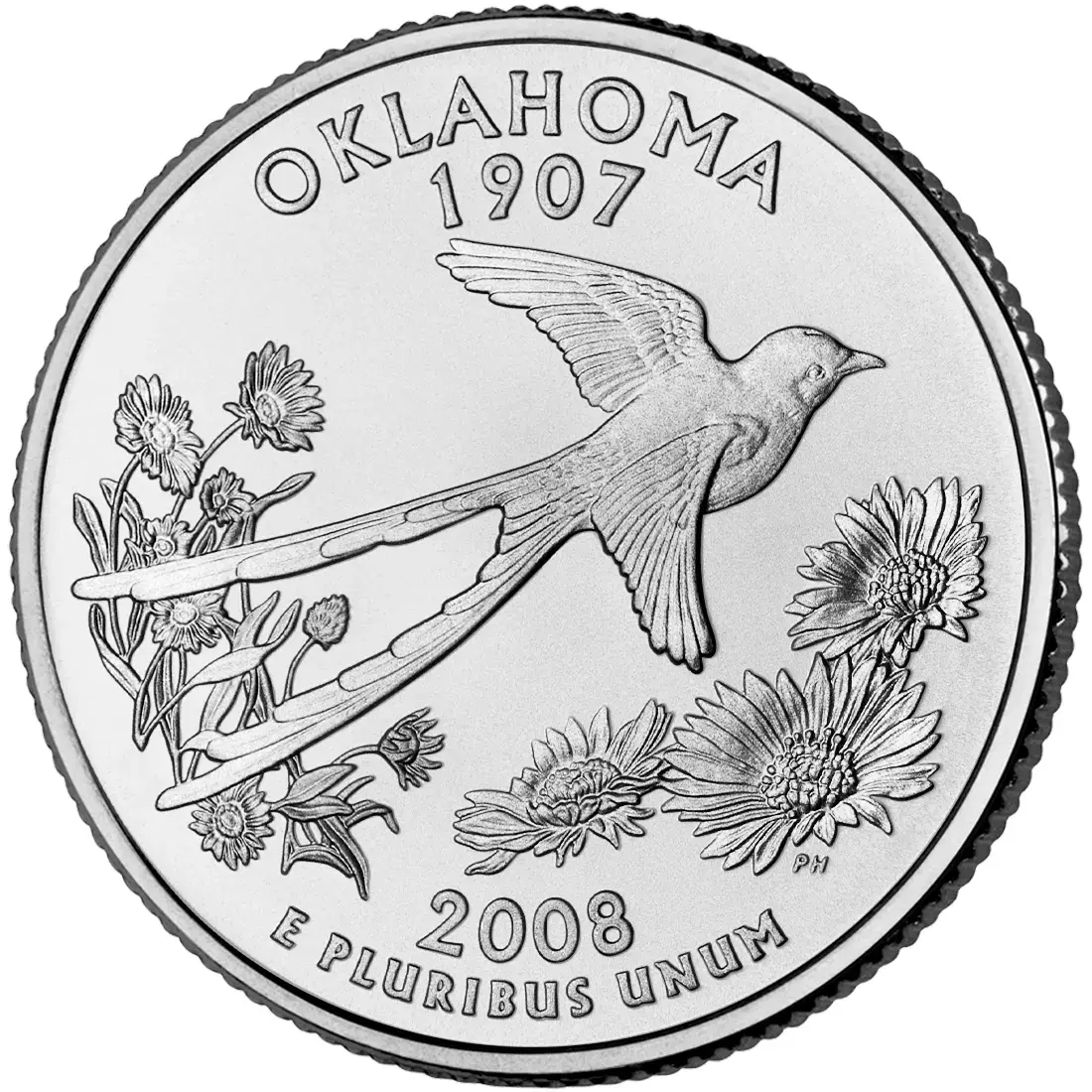 2008-S Oklahoma State Quarter Gem Proof (Silver)