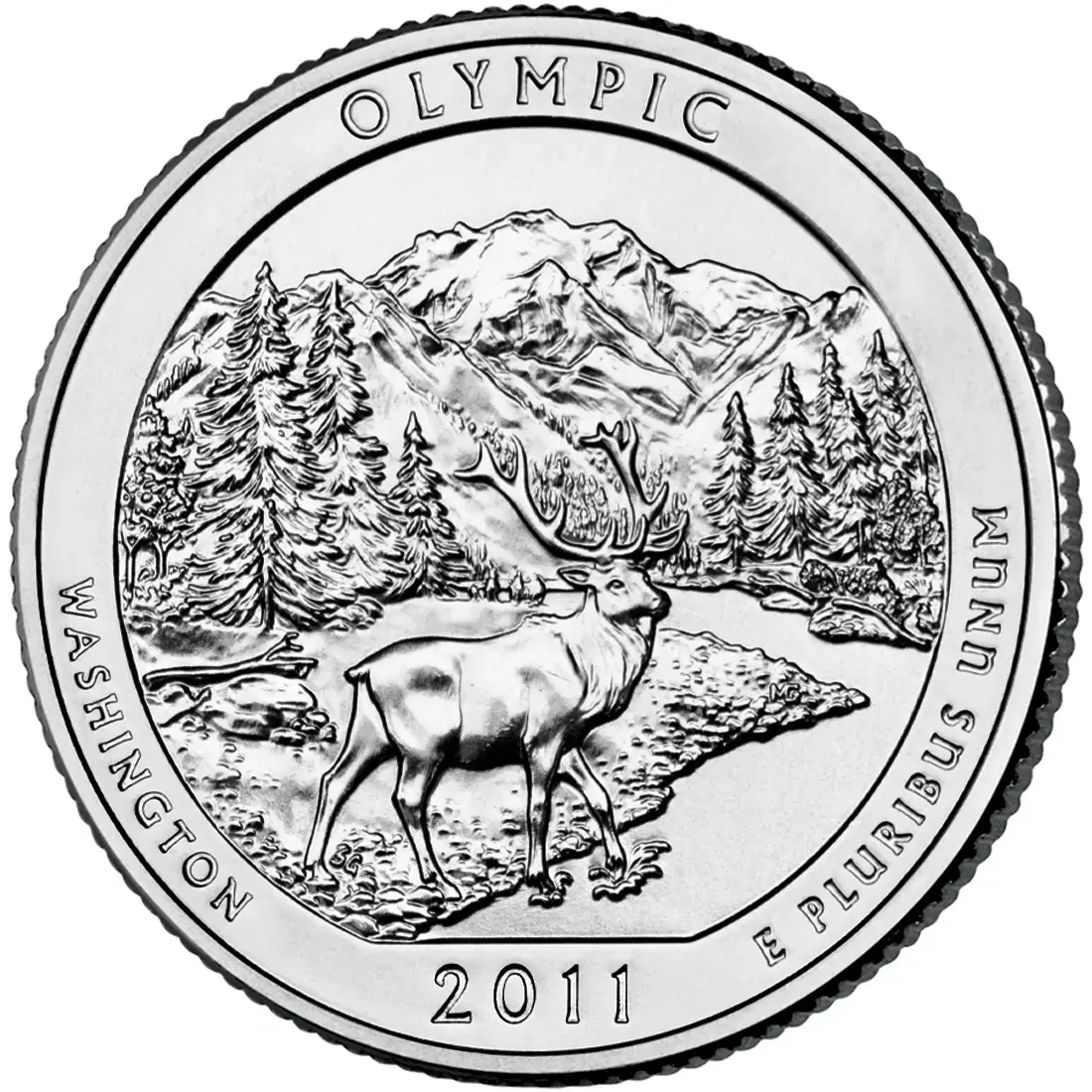 2011-P Olympic National Park Quarter