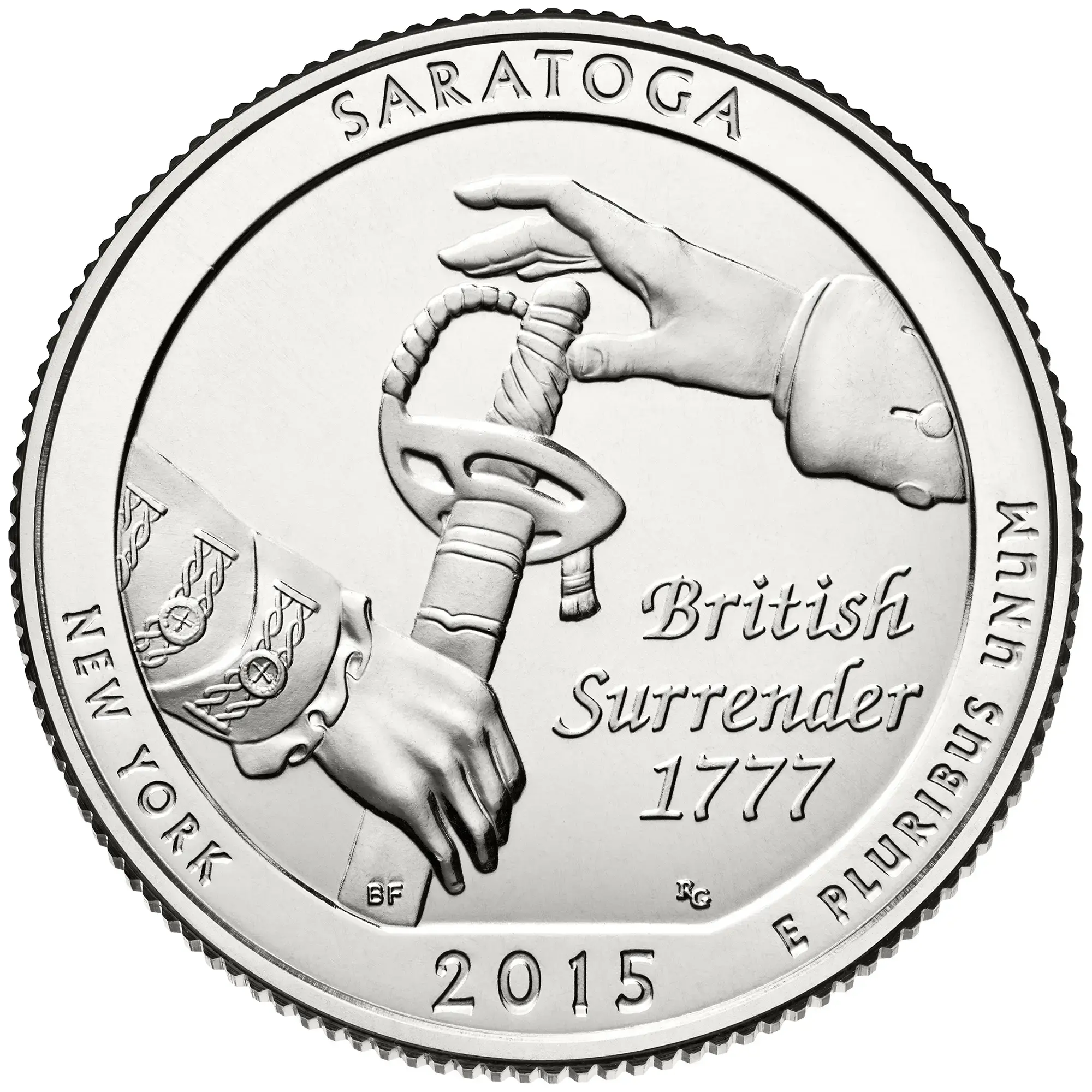 2015-P Saratoga National Historical Park Quarter