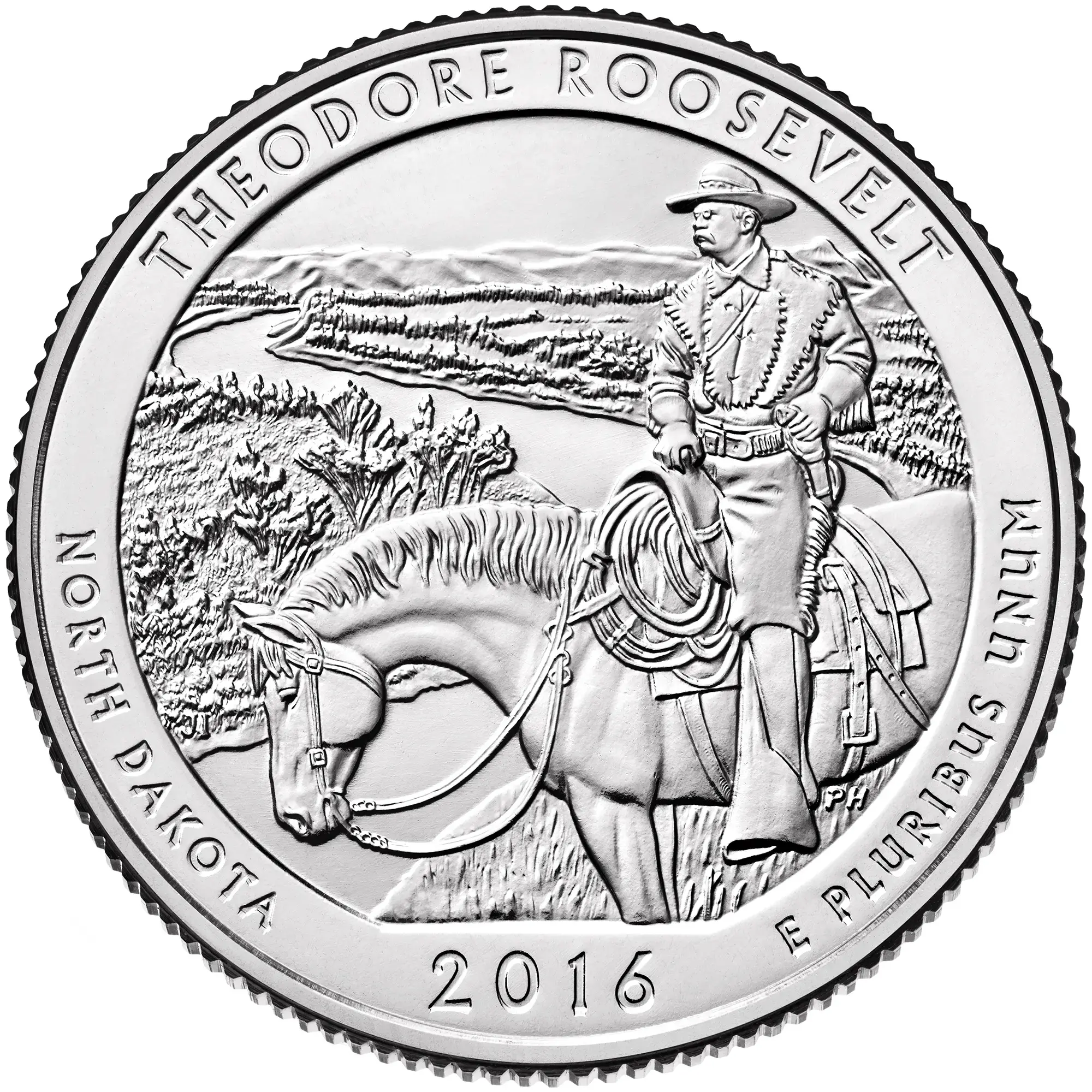 2016-D Theodore Roosevelt National Park Quarter