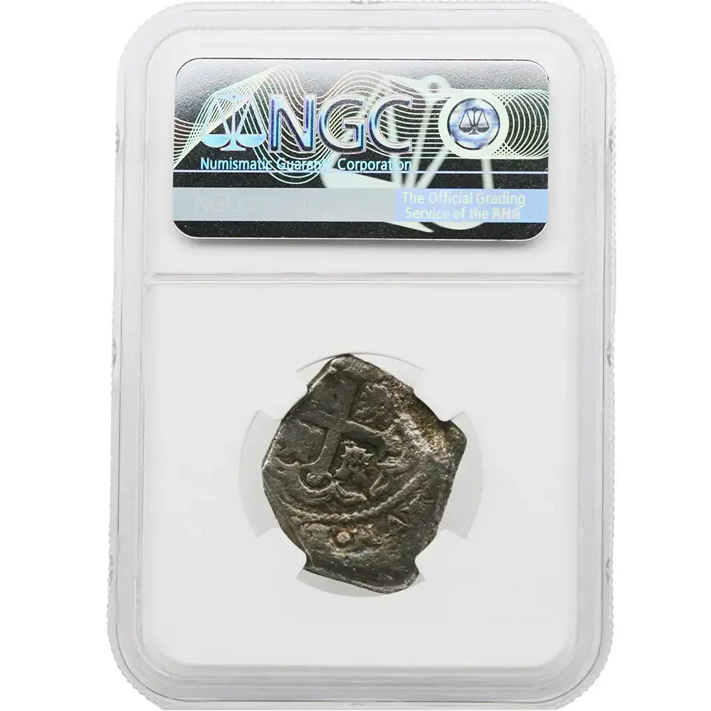 1732-Mo|F Mexico 4 Reales Cob NGC VF Details Vliegenthart - Image 2