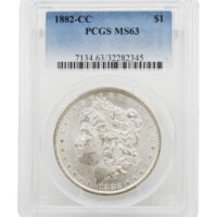 1882-CC $1 Morgan Silver Dollar
