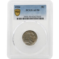 1916 5C Buffalo Nickel