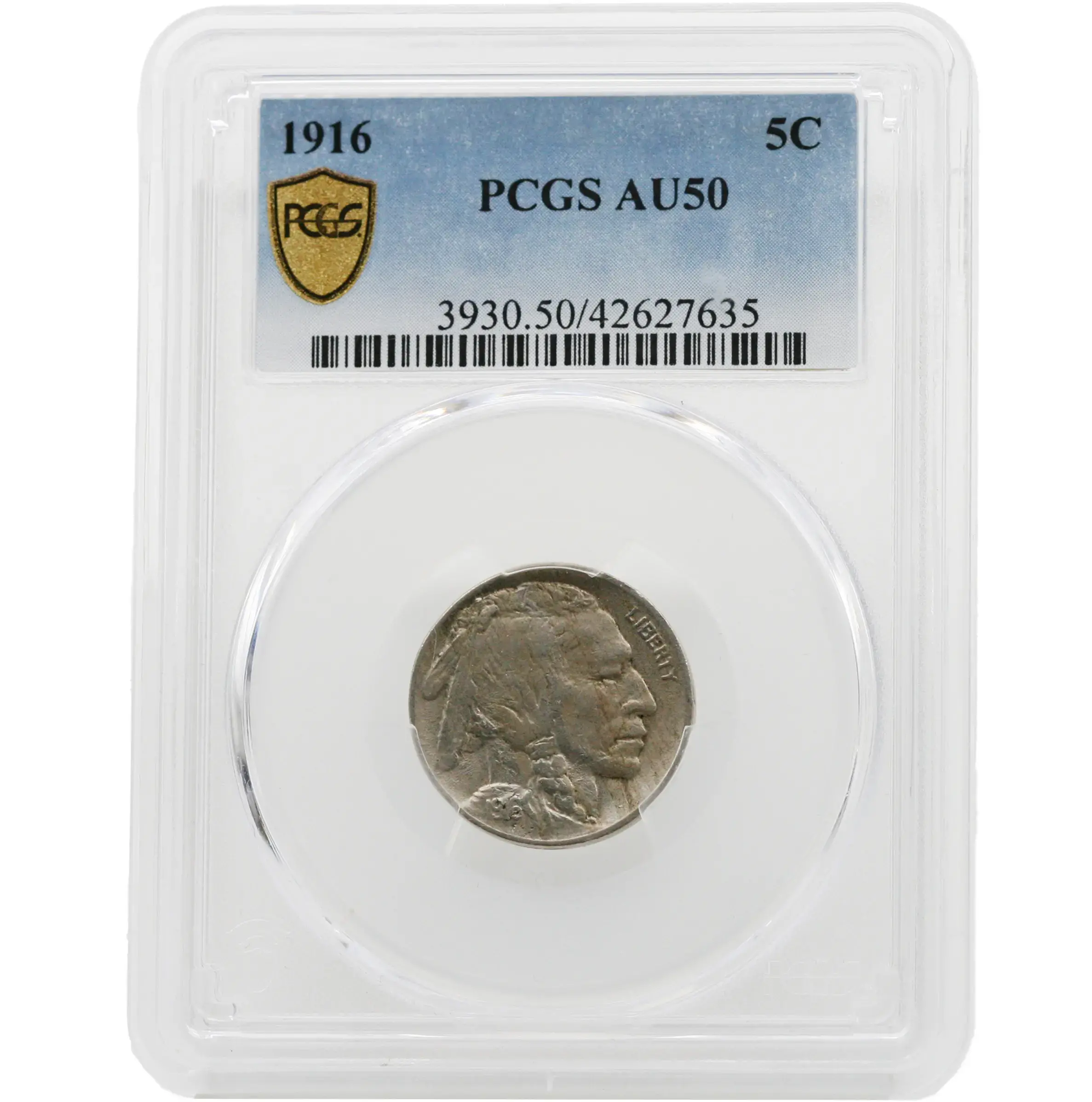 1916 5C Buffalo Nickel
