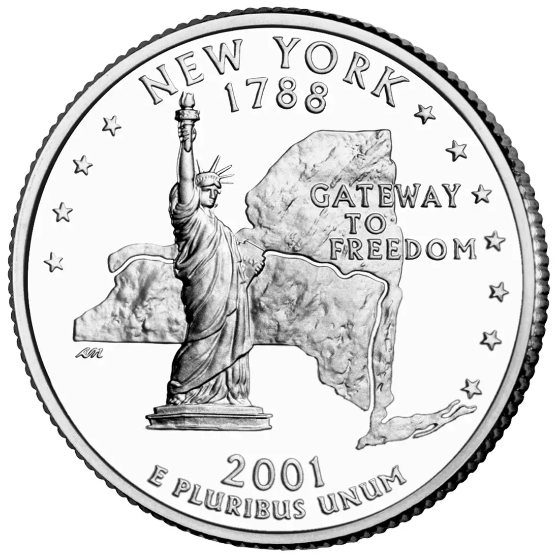 2001-S New York State Quarter Gem Proof (Silver)