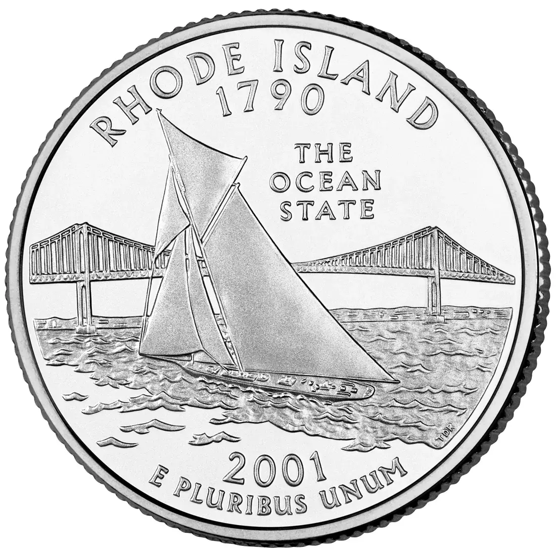 2001-S Rhode Island State Quarter Gem Proof (Silver)