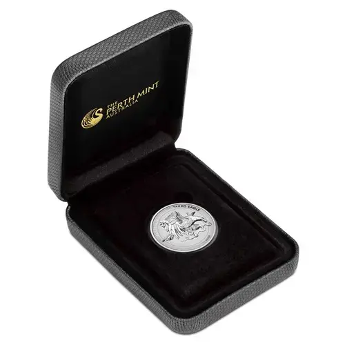 2021 Australian Wedge- Eagle 1 oz Silver Enhanced Reverse Proof - Image 3