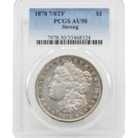 1878 $1 Morgan Dollar 7/8TF