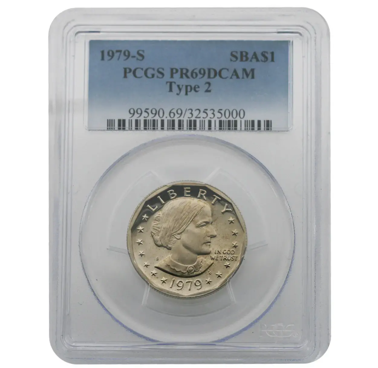 1979-S Susan B. Anthony $1 PCGS PR69DCAM Type 2