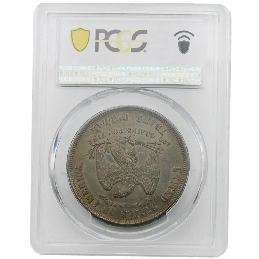 1873 $1 Trade Dollar PCGS AU55 - Image 2