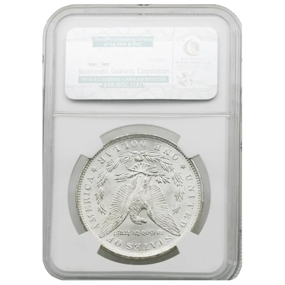 1896 $1 Morgan Dollar NGC MS64 - Image 2