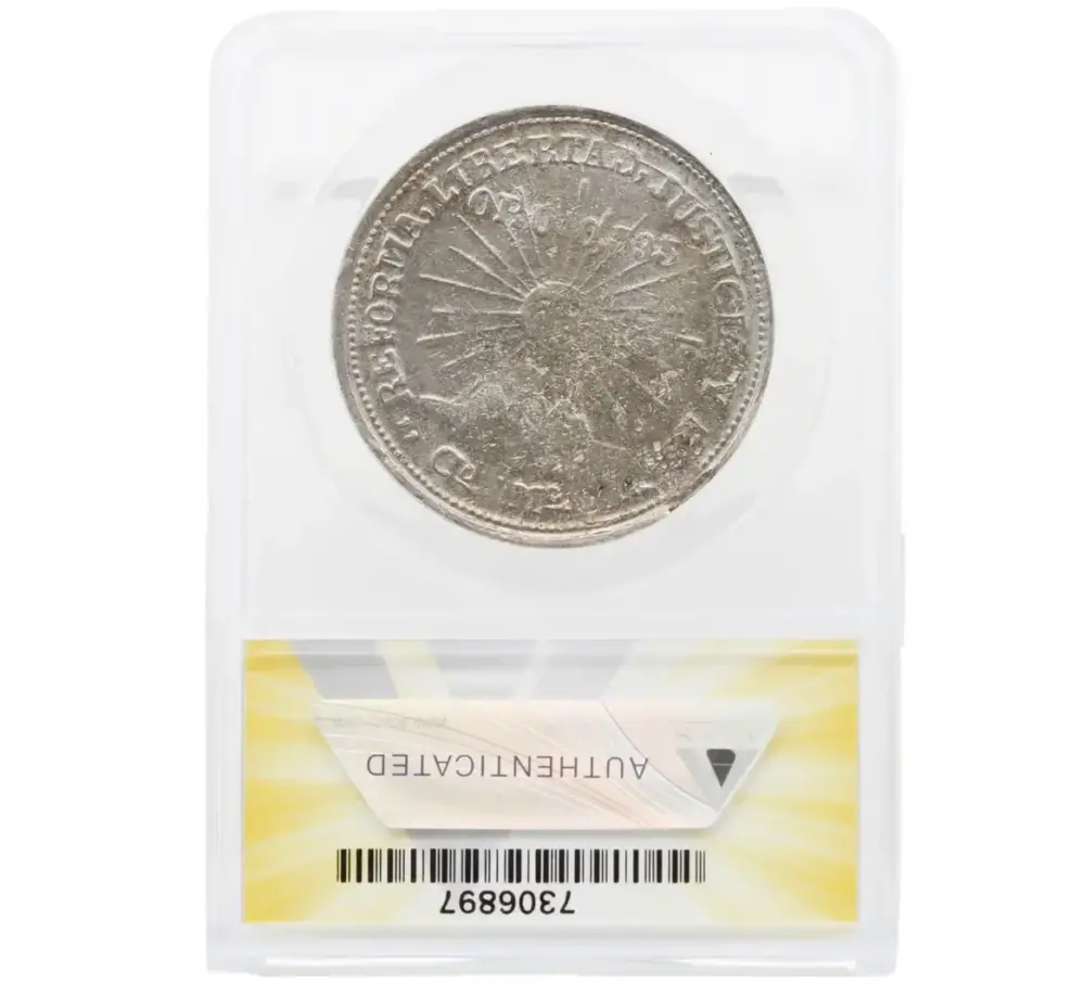 1915 Co-Mo Mexico Dos Pesos Campo Morado Guerrero ANACS EF45 - Image 2