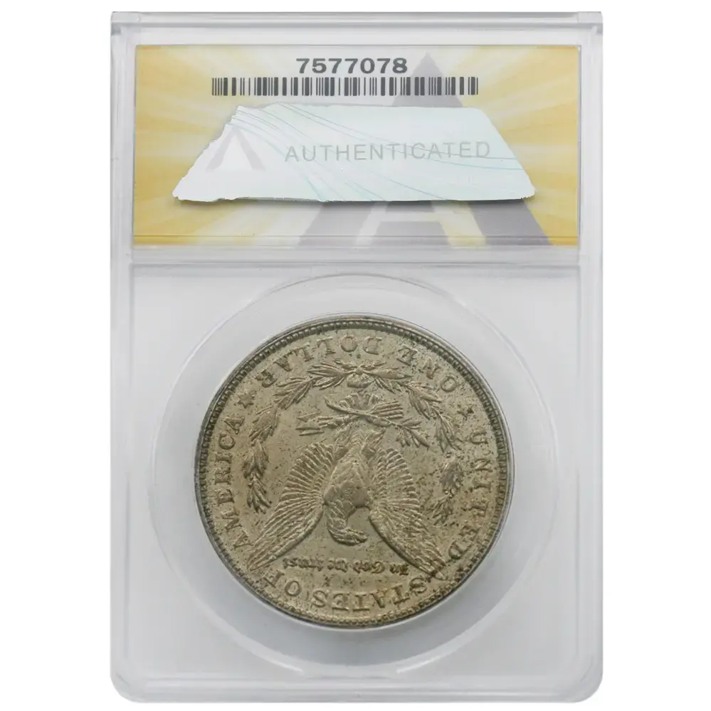1921-S $1 Morgan Dollar Obverse Planchet Scratch NGC AU58 - Image 2