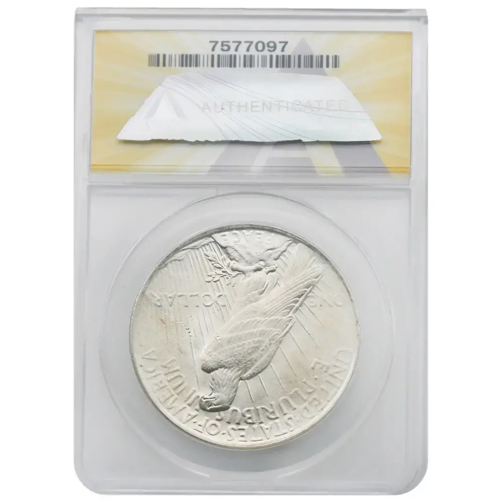 1922 $1 Peace Dollar VAM-7.1 DDR Top 5 ANACS MS63 - Image 2