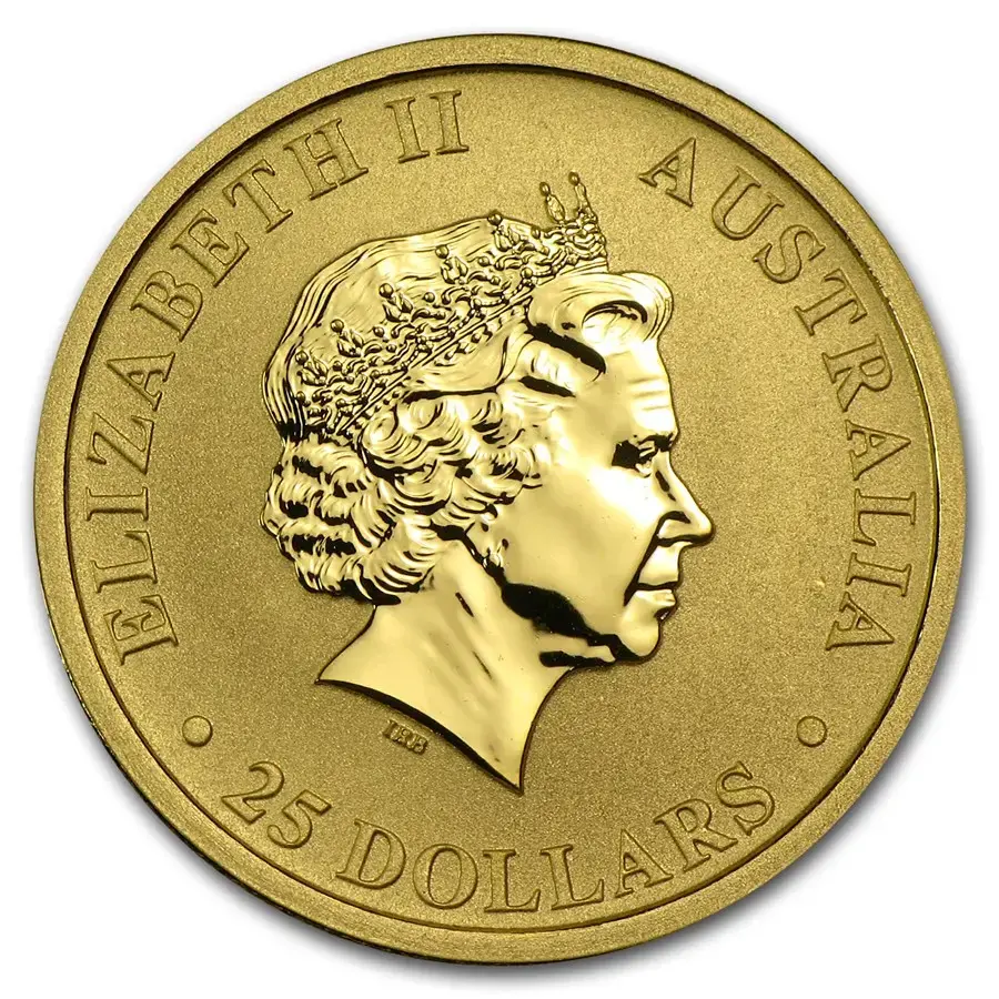 1/4 oz Australia .999 Gold Kangaroo BU (Random Year) - Image 2