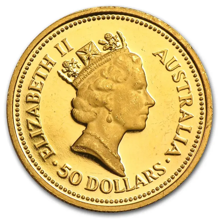 1/2 oz Australia .999 Gold Kangaroo BU (Random Year) - Image 2
