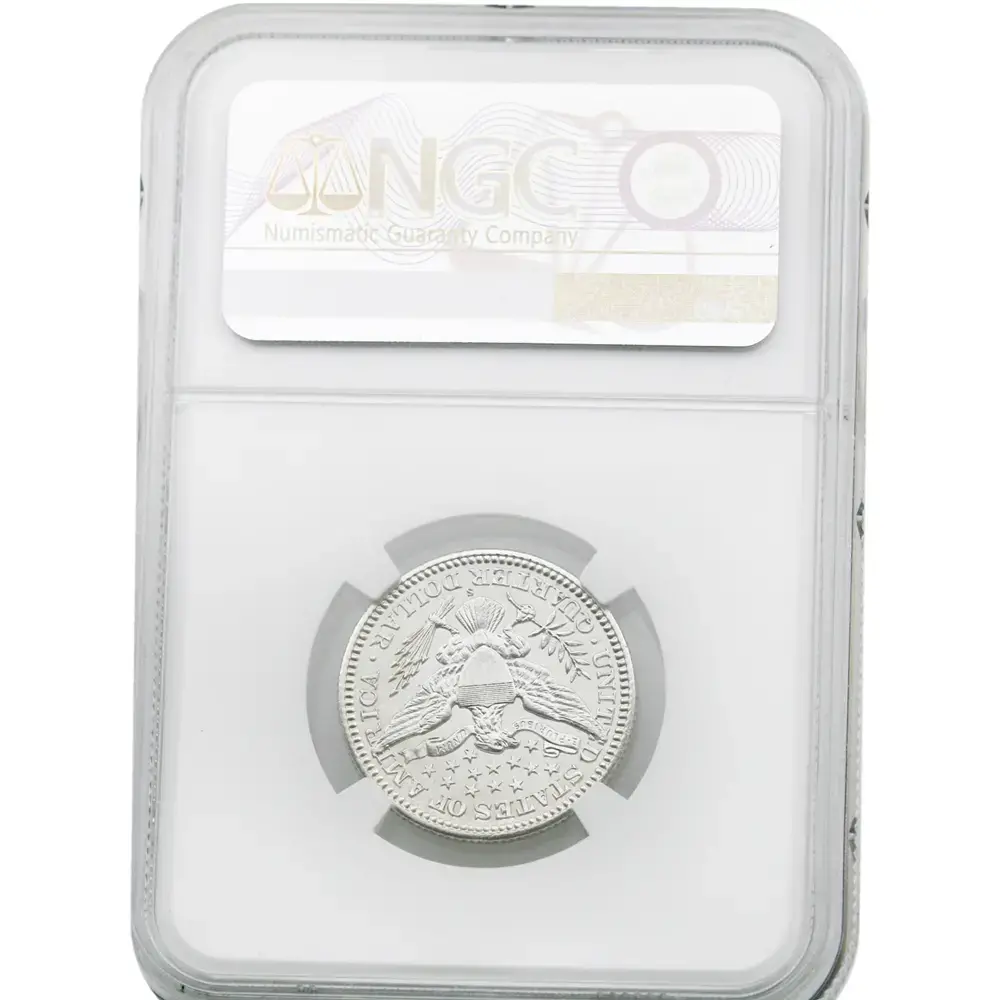 1905-S 25C Barber Head NGC UNC Details- Cleaned - Image 2