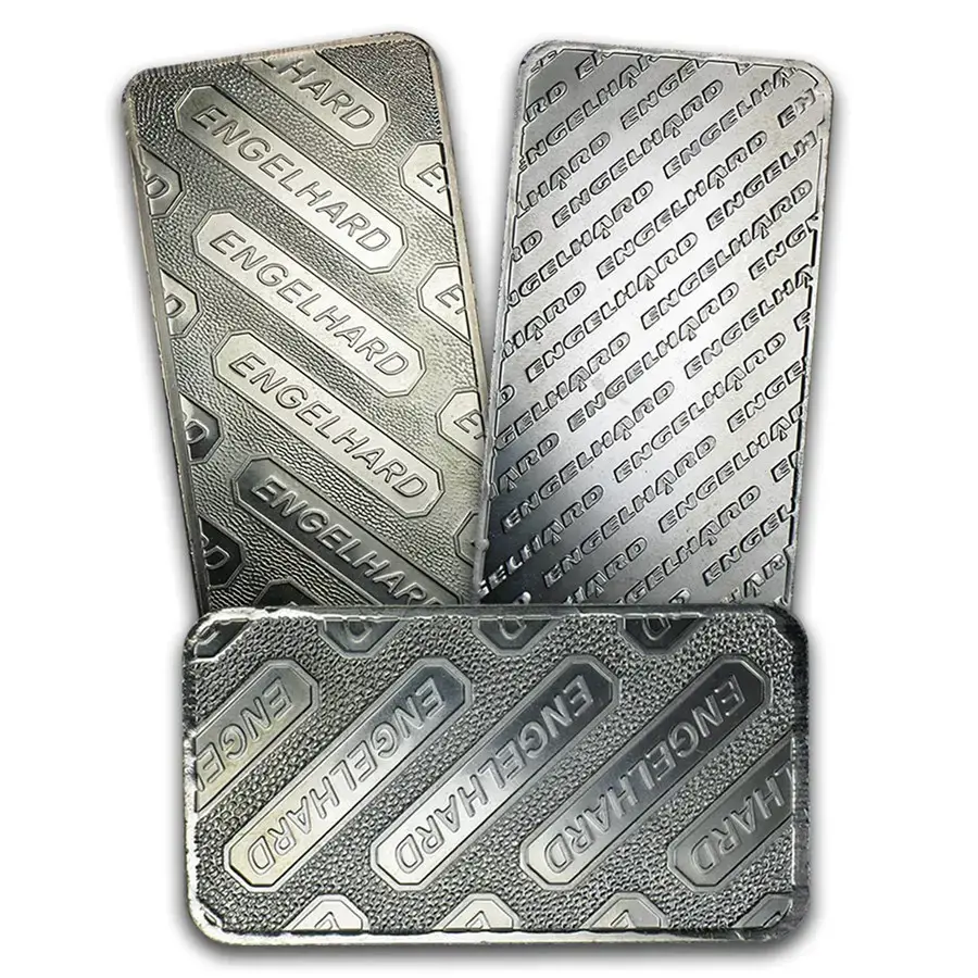 10 oz Silver Bar - Engelhard - Image 2