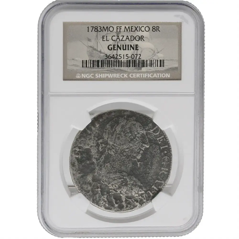 1783-MO|FF Mexico 8 Reales El Cazador Genuine