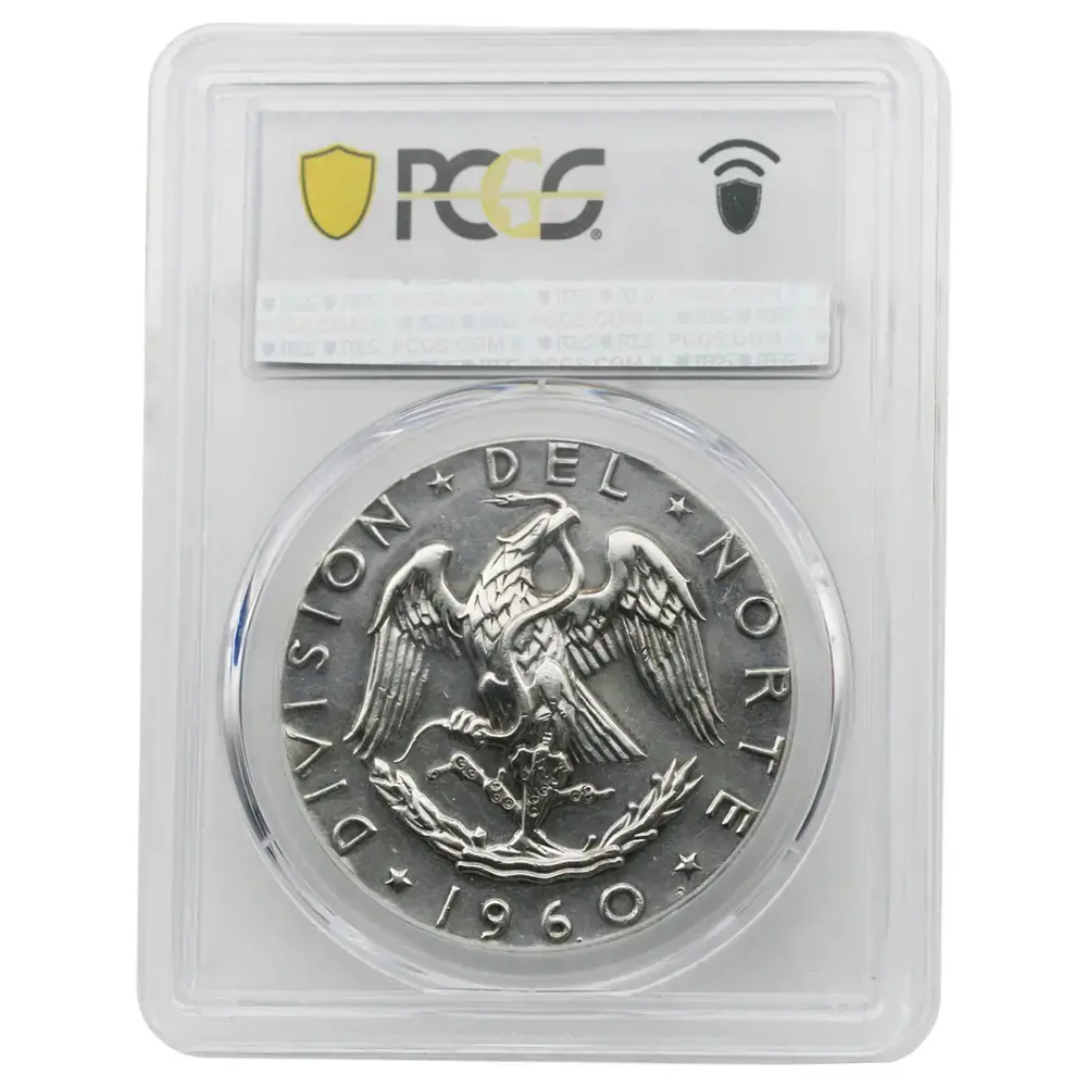 1960 Mexico Pancho Villa Medal PCGS SP58 - Image 2