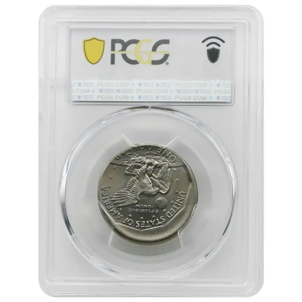 1999-P SBA$1 Mint Error PCGS MS65 15% Off Center - Image 2