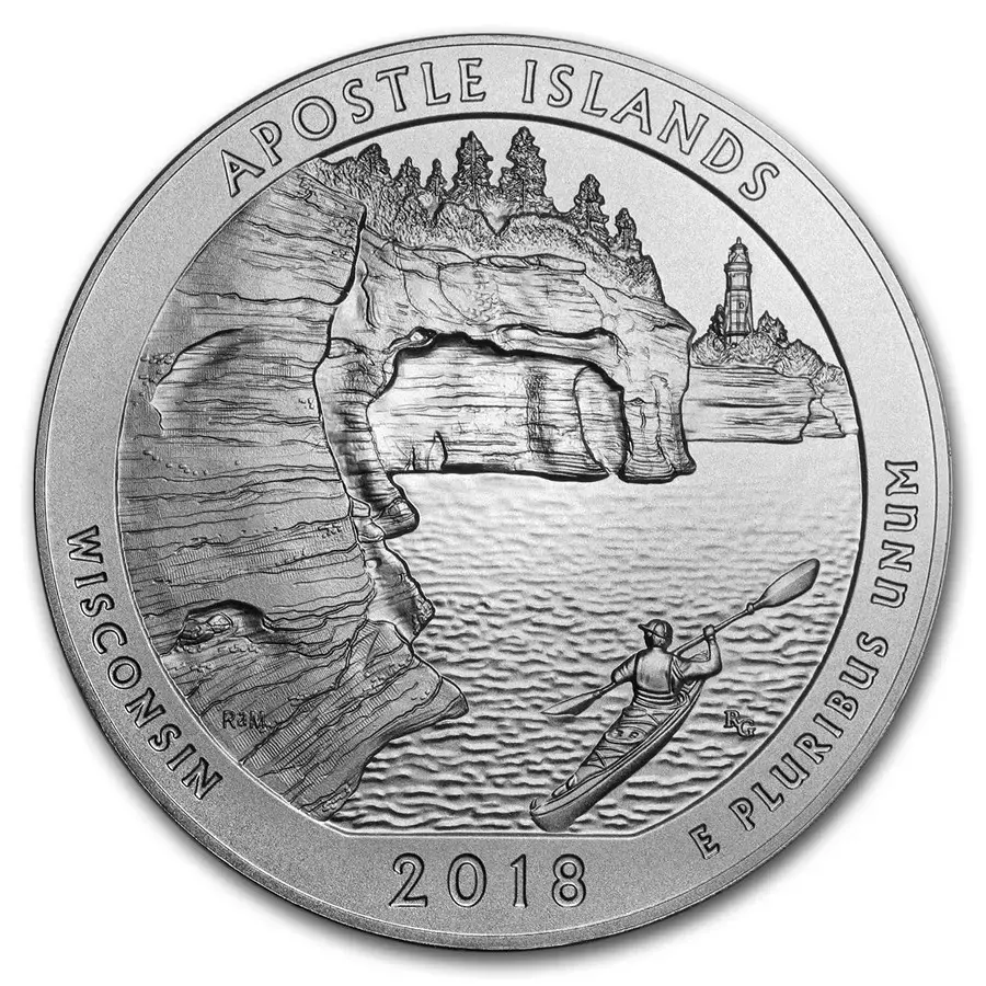 2018-P 5 oz Silver ATB Cumberland Island (w/Box & COA) - Image 3
