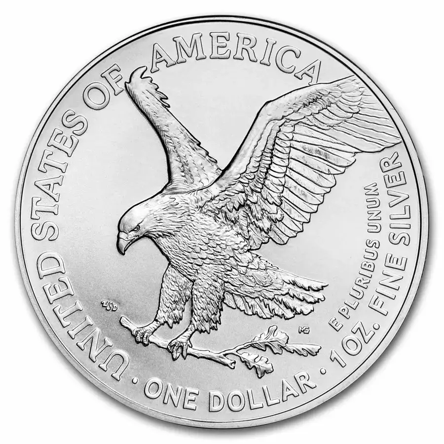 2021 $1 American Silver Eagle Coin BU Type 2