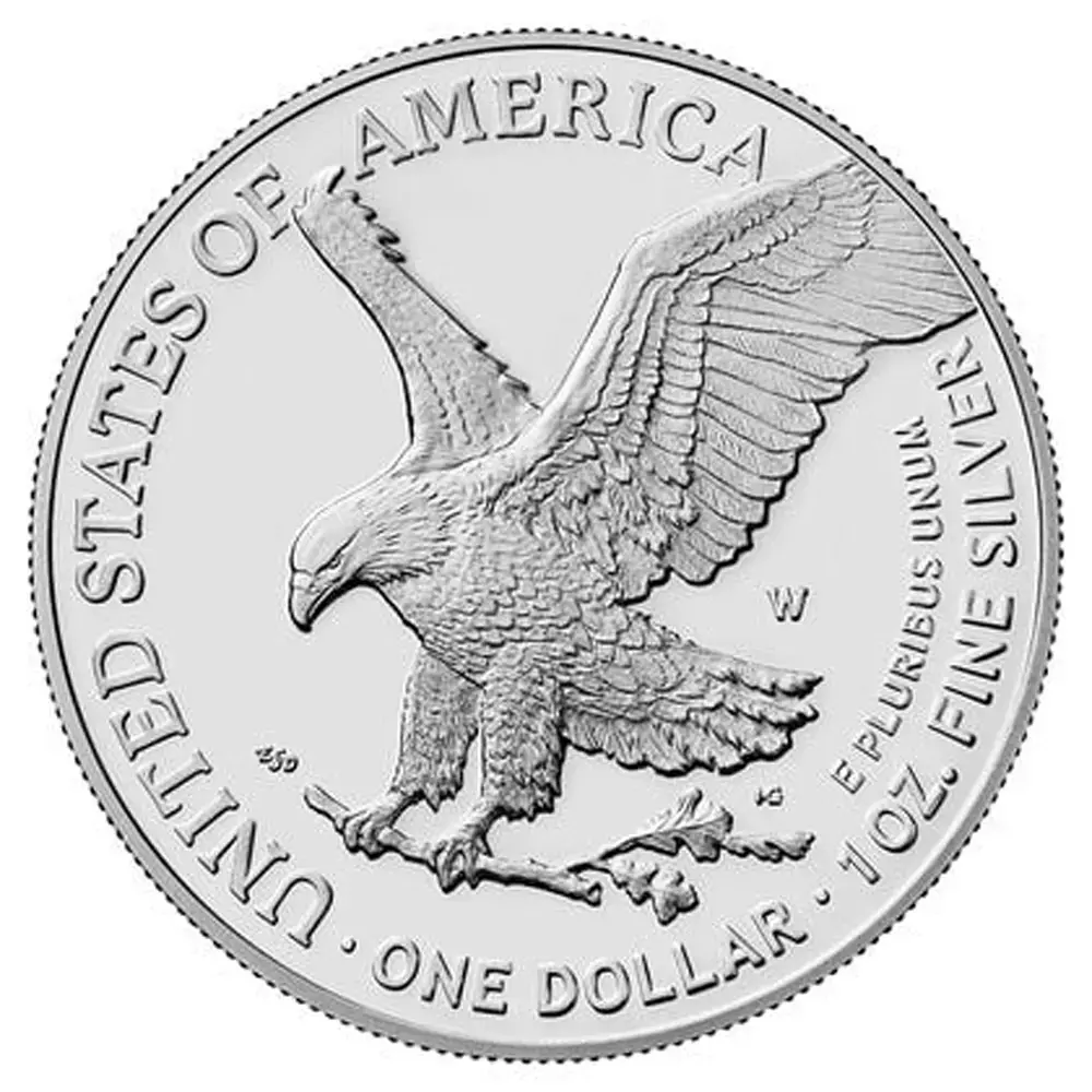 2024-W American Silver Eagle Proof Coin (w/Box & COA)