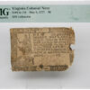 1777 $6 Virginal Colonial Note Fr#VA-118